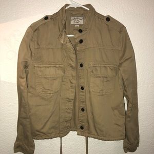 Lucky brand Crop tan light/ thin jacket.